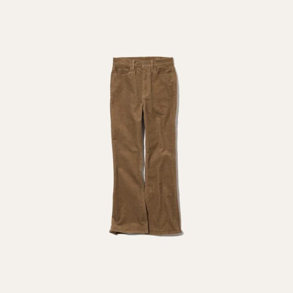 Corduroy Slim Flared Pants